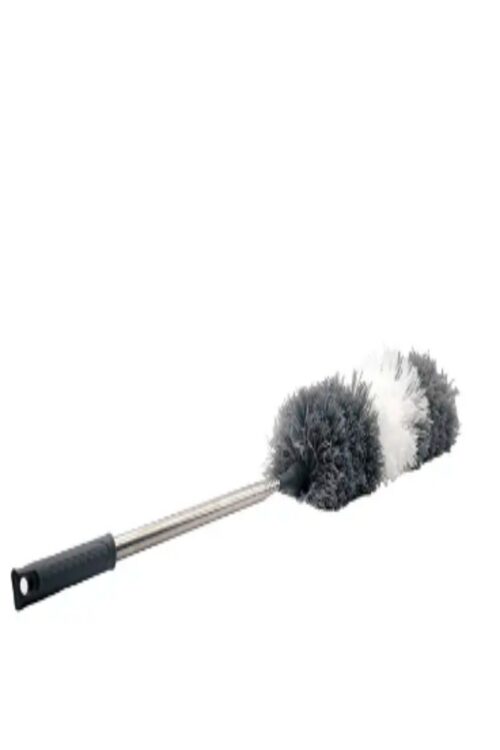 Cleaning Duster Cotton Dusting 12 inch White and Grey