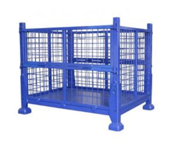 MUTHU Mild Steel Wire Mesh Cage Blue