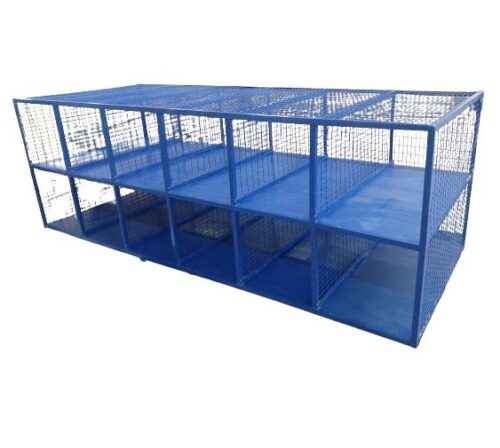 16829-8528_image_0.jpg AGT Mild Steel Wire Mesh Cage Blue