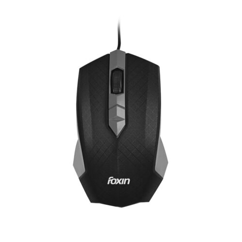 Foxin Mouse SMART GREY Wired Optical 9 x 6 x 3 cm