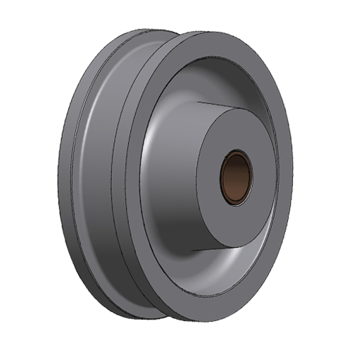 SHRI JAIBABA Single Rim Alloy Steel Crane Wheel