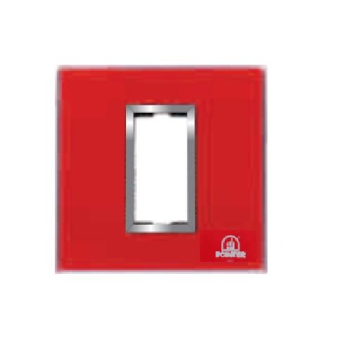 16845-994_image_0.jpg POINTER BI-6001 1 Module Red Modular Switch Plate Cover