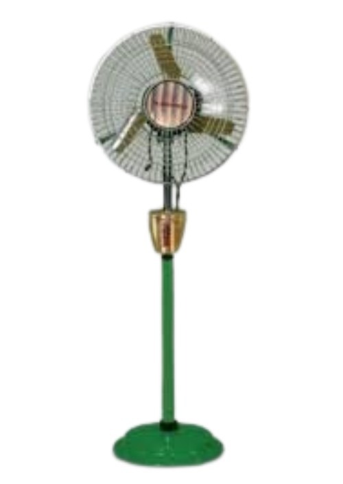 Almonard Mark II 450 mm Green and Golden Pedestal Fan