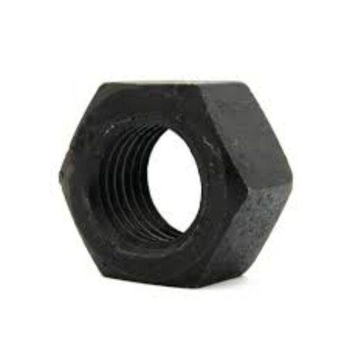 TVS M6 Hexagon Head Nuts High Tensile Steel 10 Black Finished IS 1364