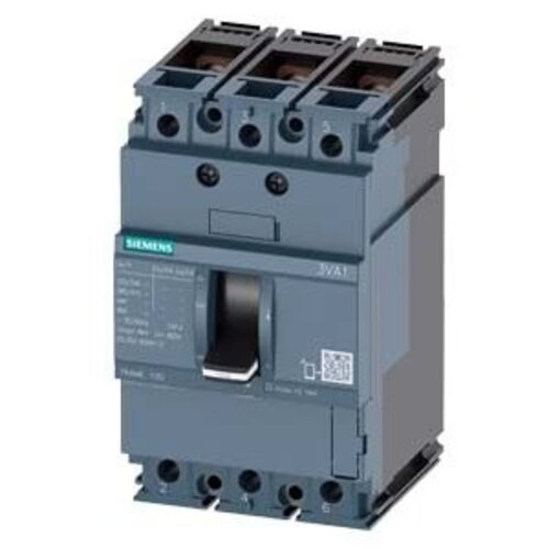 16875-17747_image_0.jpg SIEMENS 3VA10104ED320AA0 100 A 36 kA Three Pole MCCB
