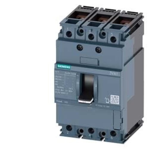 16875-17755_image_0.jpg SIEMENS 3VA11635ED320AA0 63 A 55 kA Three Pole MCCB
