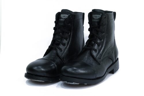16877-1268_image_0.jpg Omni Ammunition Boot Barton Leather Plain Toe Safety Shoes Black