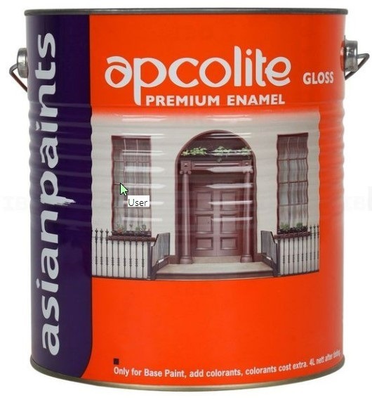 Asian Paints Oil Based Ad Grey Synthetic Enamel Paints 1 L
