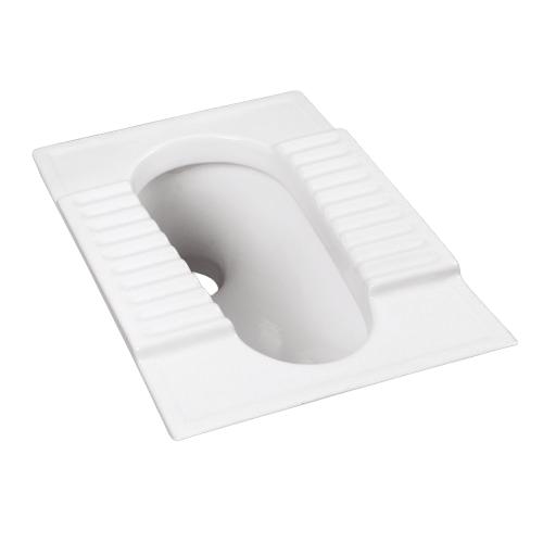 Ambani Thrift Pan Toilet Seat Orissa Pan 20" Ceramic