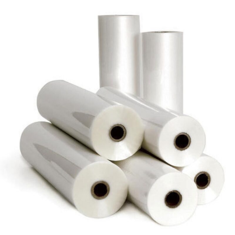 Shrink Film Laminated Rolls 5 - 10 micron LDPE Transparent