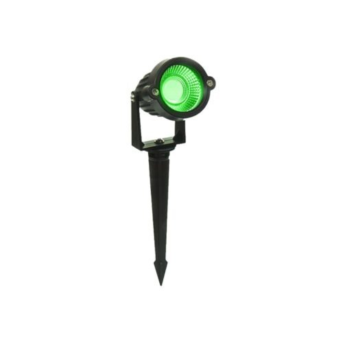 D'Mak 9W-G-GL 9 W Round IP65 Green Garden Light