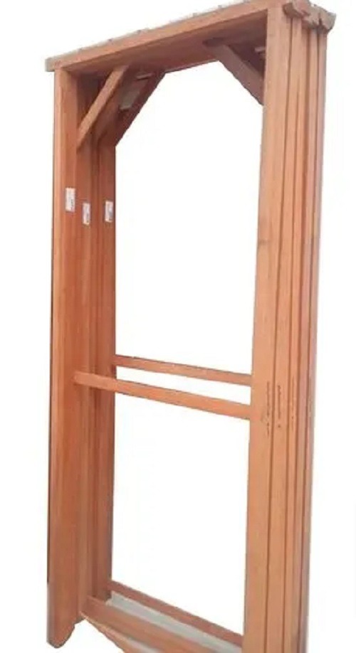 Raj Single Leaf Wooden Door Frame 2133 x 914 mm Plywood Mix