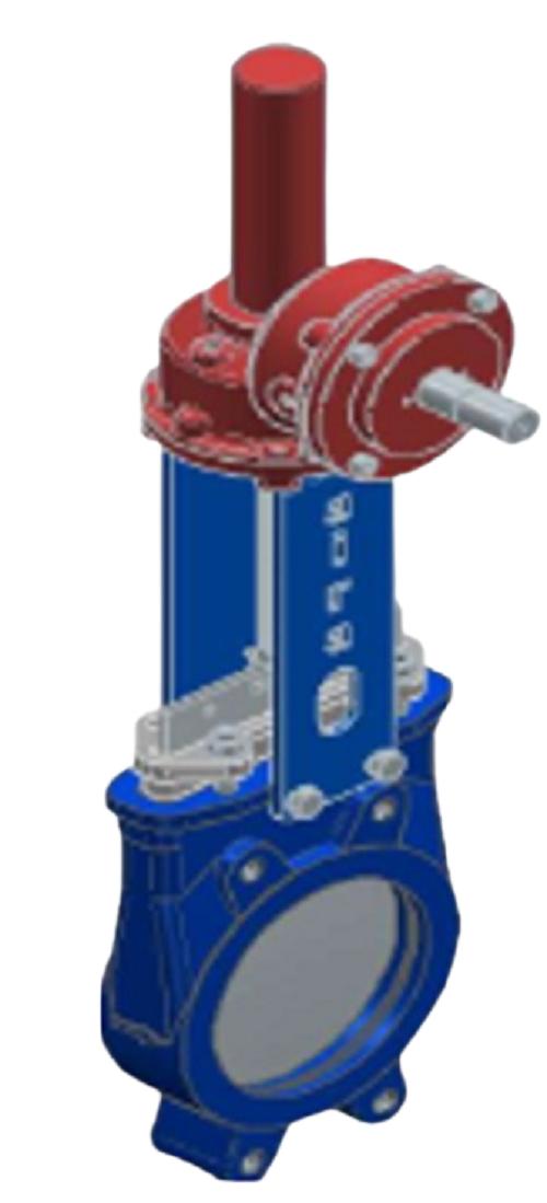 Cair Manual CI Knife Gate Valves 10 inch