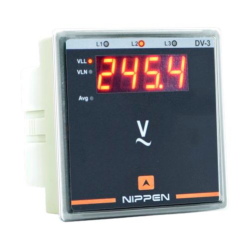 NIPPEN 11 - 300 VAC Digital Voltmeter LED Display