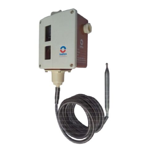 16934-1451_image_0.jpg Indfos Digital Temperature Indicator TS-RT-00 RT-Type 200 to 300 Deg C