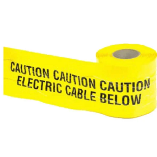 16945-1897_image_0.png 150 mm Non Adhesive Plastic Warning Tape 40 micron Yellow