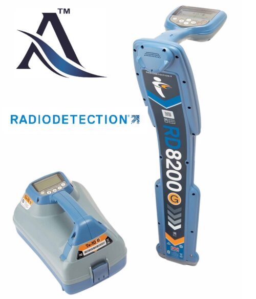 Radio Detection RD8200G + Signal Generator 10W Radio Pipe and Cable Locator 30 m