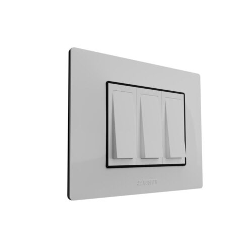 HOSPER RCT02 2 M Cute White Modular Switch Plate Cover