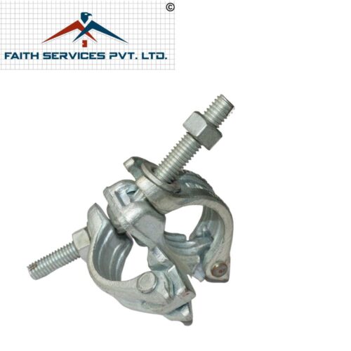 FAITH 40 x 40 mm Zinc Plated Forged Swivel Scaffolding Coupler 10 kN