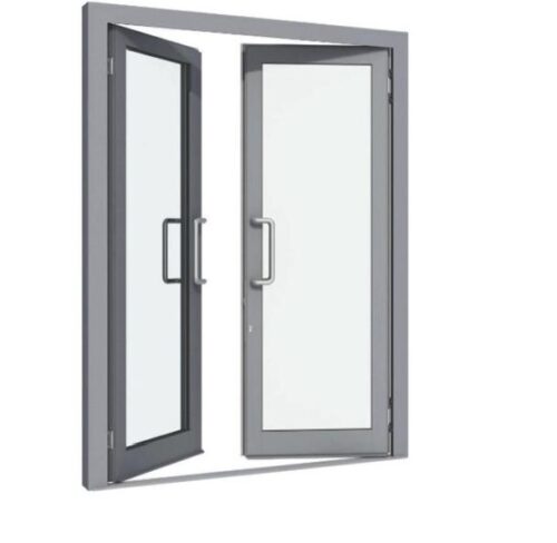 BRS Al 6061 Double Door Aluminium Doors and Windows SK-268