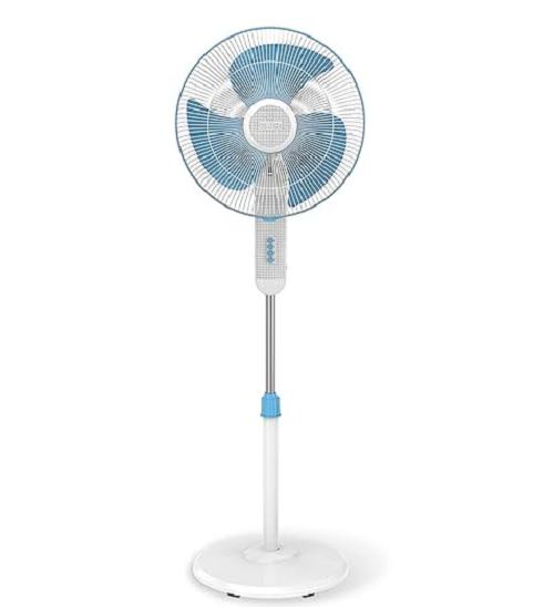 16969-6864_image_0.jpg Polycab Aery 400 mm Turquoise Blue Pedestal Fan