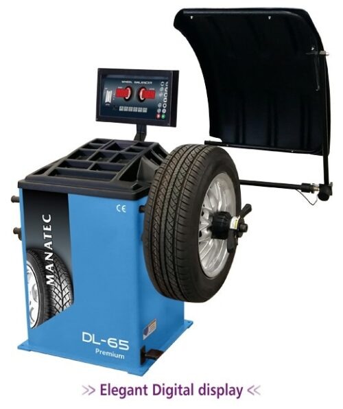 16981-3345_image_0.jpg Manatec Wheel Balancer DL-65 Premium 230 V, 50 Hz 8 sec 39 inch 65 kg