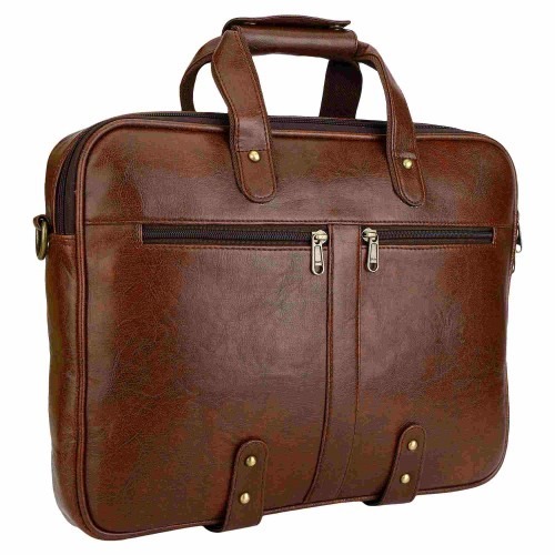 Office Bags Messenger Leather Brown