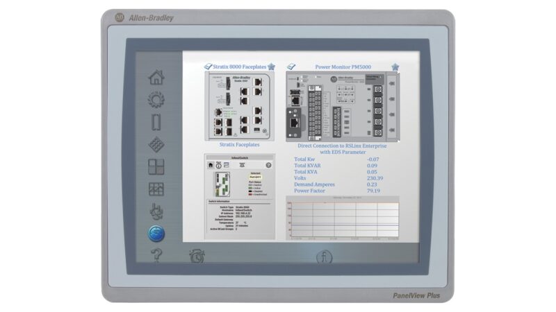 16986-7025_image_0.jpg Allen Bradley 2711P-T10C22D8S Single Phase Colour TFT LCD Graphic Terminals