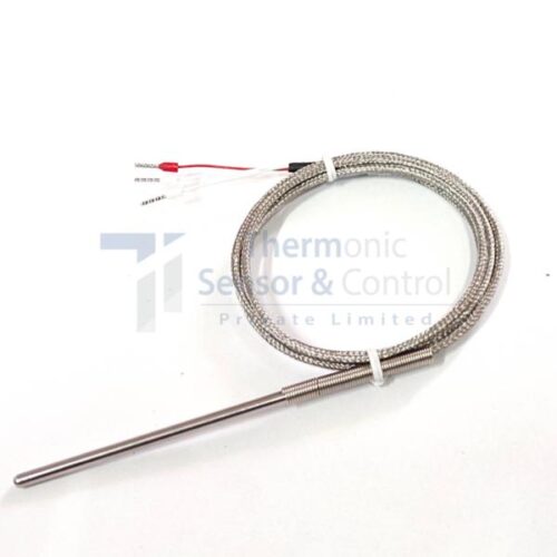 17016-2389_image_0.jpg PT1000 Resistance Temperature Detector Pencil Sensor Thermonic SimplexPT1000 4 Wire