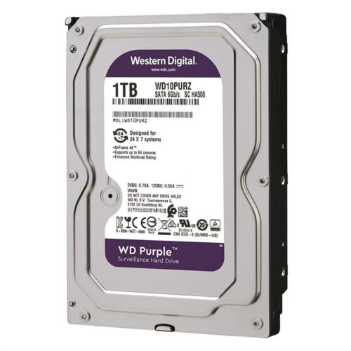 Western Digital WD10PURZ 1 TB Internal HDD Hard Drive SATA Purple