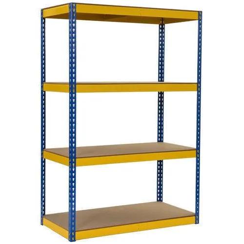 TRIDENT Steel Angle Frame 4 Layers Industrial Racks 8 ft 1200 x 600 mm