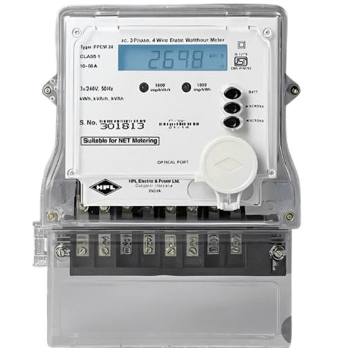 17034-1575_image_0.png HPL HTCT -/5A 5 A Three Phase LCD IP51 Solar Net Meter
