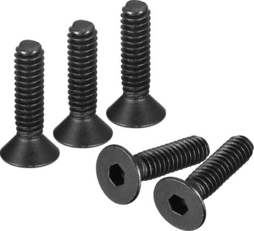 M16 x 40 Countersunk Flat Head Hex Socket Head Screw 12.9 IS 2269 Plain black