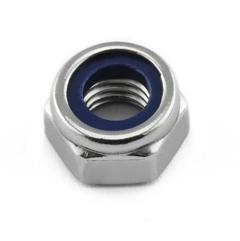 M10 Nylock Nut 8 DIN 985 Galvanized