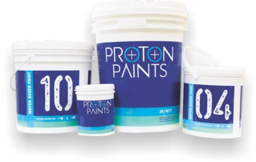 Proton Paints White Acrylic Emulsion Paints 1 L