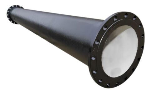 Khemraj 100 mm Coated CI Pipes 5.5 m Double Flanged