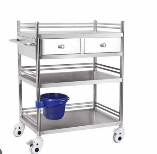 17082-1182_image_0.jpeg Lucky Instrument Trolley Aluminium 600 x 475 x 850 mm