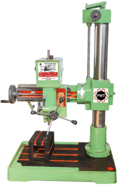 PRERNA MACHINE TOOLS 40 mm (Steel) Pillar Drilling Machine 200 mm MT4