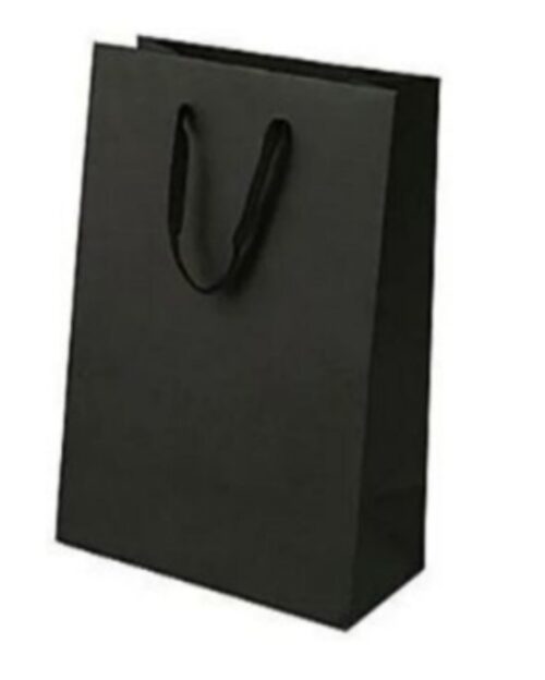 Plain Paper Bag 1 kg Black