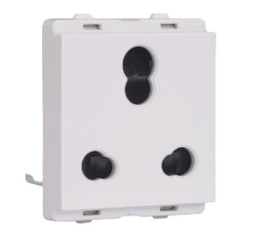 Schneider Electric 10 A White 3 Pin Plug Electrical Sockets