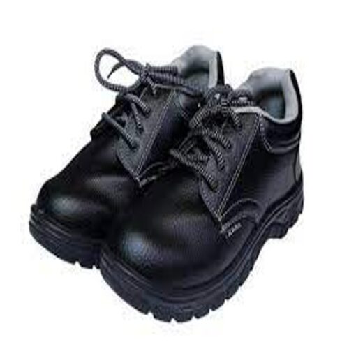Safety Gear Suede Leather Steel Toe Safety Shoes Black