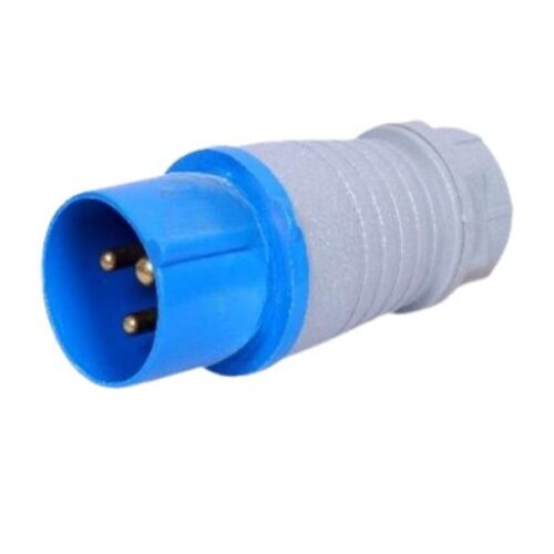 17118-6085_image_0.jpg Makewell MW-013 Nylon 3 Pin 220 - 240 V Industrial Plug