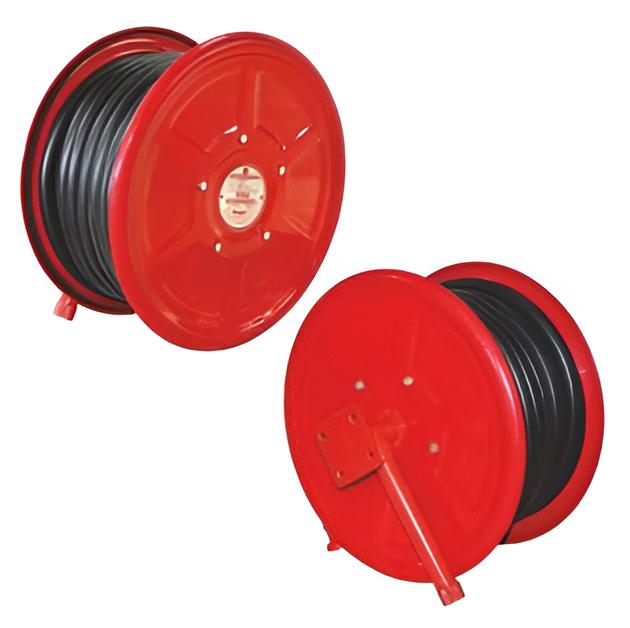 NewAge HR-WM-01 Rubber Braided Stainless Steel Fixed Automatic Fire Hose Reel