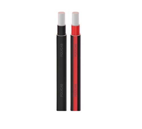 17121-17073_image_0.jpg Polycab 1 Core 4 sqmm Annealed Tinned Copper Solar DC Cable EN 50618 Black 500 m