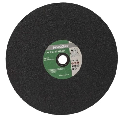 17121-18915_image_0.jpeg HITACHI 14 inch Chopsaw Wheels 796243Y 8600 rpm 2.85 mm