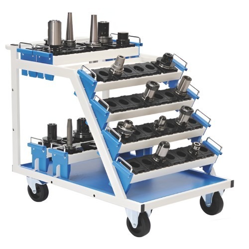 Prabhason 4 Drawer Mild Steel Tool Trolley
