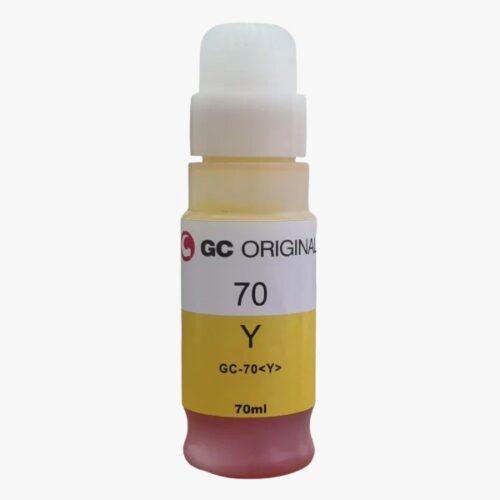 17126-705_image_0.jpg GC Original Yellow Canon 70 ml Ink Printer Cartridge Consumable