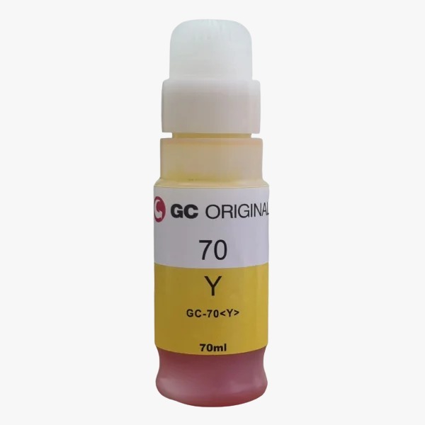 17126-705_image_0.jpg GC Original Yellow Canon 70 ml Ink Printer Cartridge Consumable