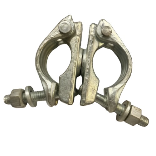 17128-325_image_0.jpg Generic 38.1 x 38.1 mm Galvanized Forged Right Angle Scaffolding Coupler 10 kN