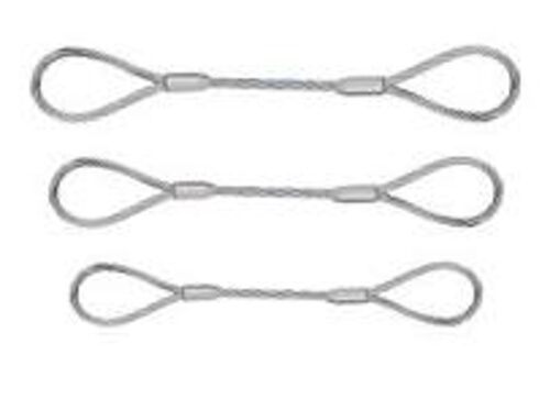 USHA MARTIN 1 m Thimble and  Eye Wire Rope Sling 3 ton